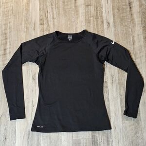Nike Black Long Sleeve Dri-FIT Shirt